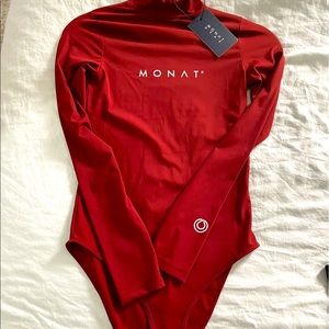 MONAT turtleneck bodysuit